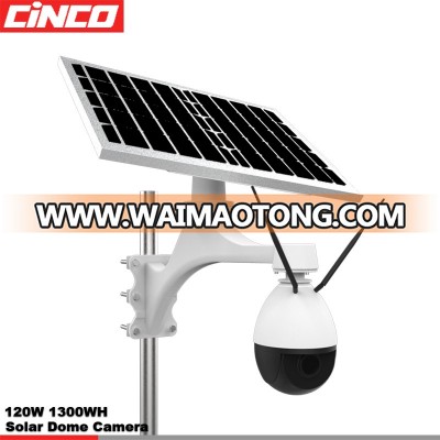 Industry grade outdoor PTZ 4G security CCTV camera solar powered wireless IP camera for Remote Monitoring Video Camera