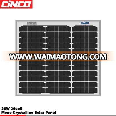 30W solar panels 12v solar panel price