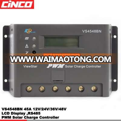 VS4548BN 48V 45A PWM solar charger controller PV charge regulator solar intelligent controller used for solar kit